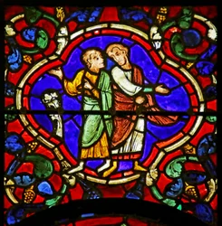 Scene from the Life of St. Martin, Chartres Cathedral